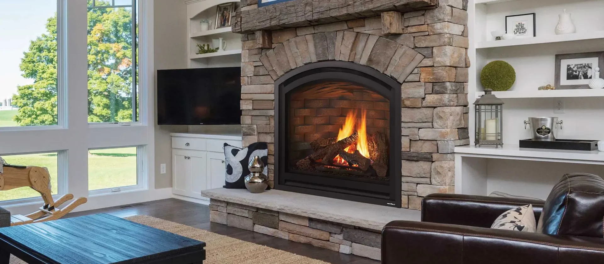 Heat & Glo Cerona Gas Fireplace, wood fireplaces